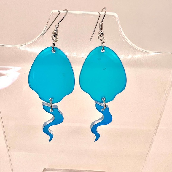 “Little Swimmers” Earrings - Funny Earrings - Pride Earrings - Statement Earring - Picture 1 of 10